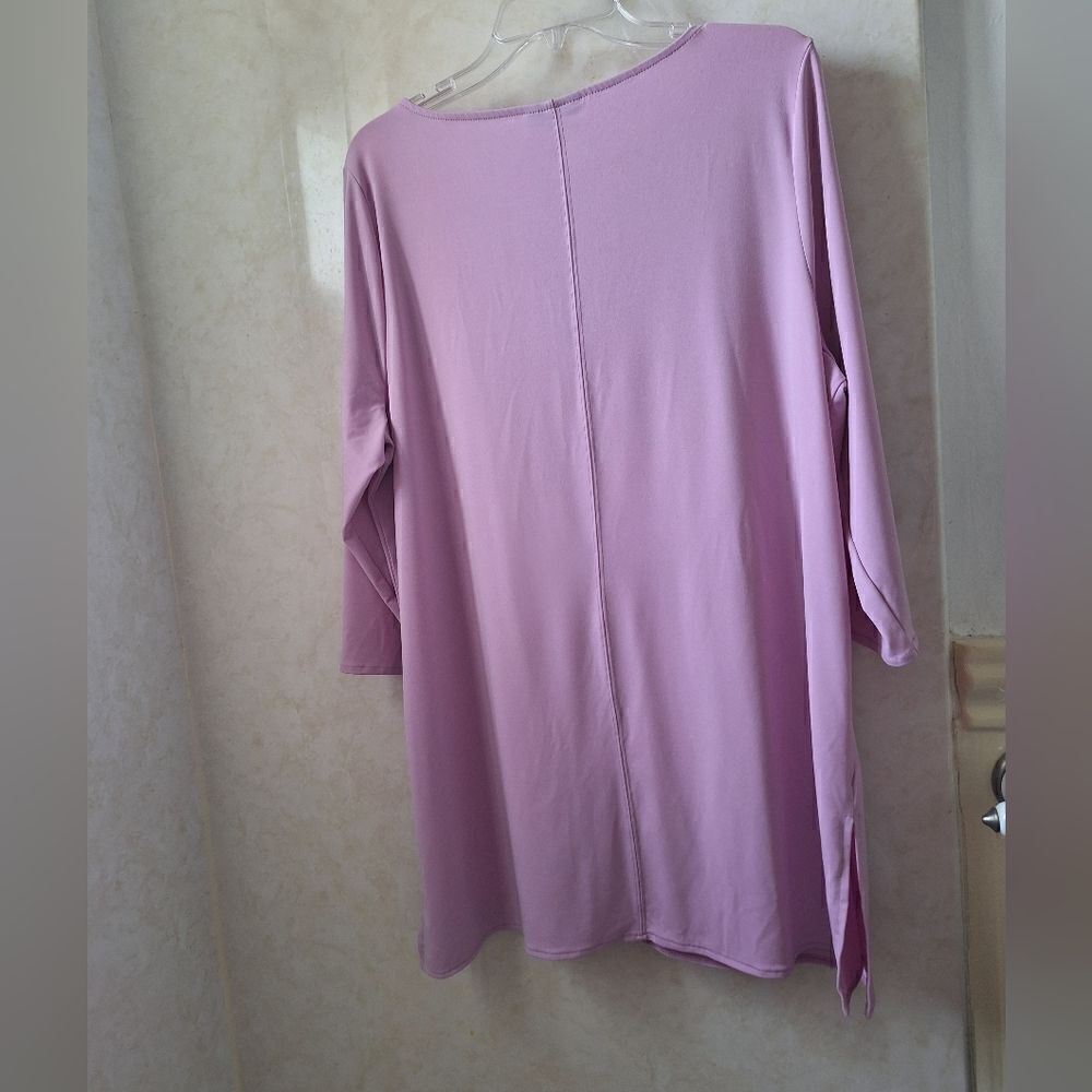 Alfani XL lavender tunic top - Picture 2 of 11